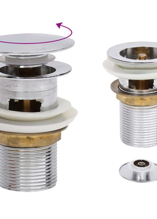 Afvoer Pop-Up Met Overloop 6,4X6,4X9,1 Cm