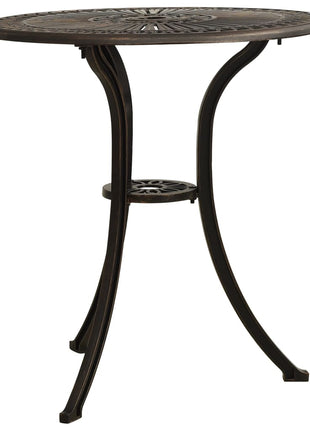 Tuintafel 62X62X65 Cm Gietaluminium Kleurig