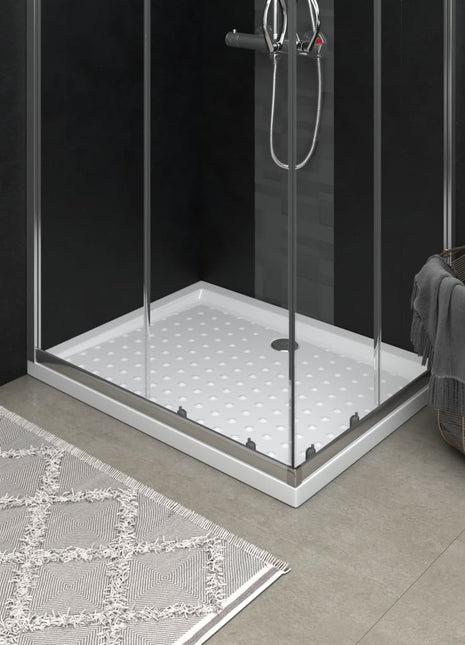 Douchebak met noppen 90x70x4 cm ABS wit