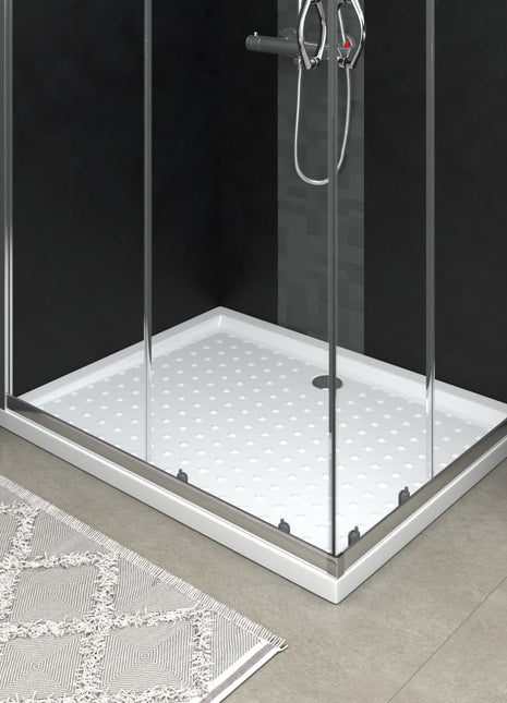 Douchebak met noppen 80x100x4 cm ABS wit