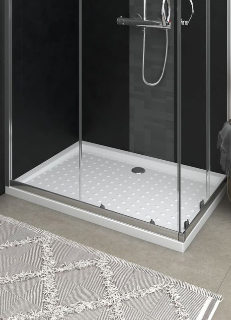 Douchebak met noppen 70x100x4 cm ABS wit
