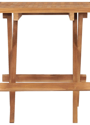 Tuintafel Inklapbaar 50X50X50 Cm Massief Teakhout