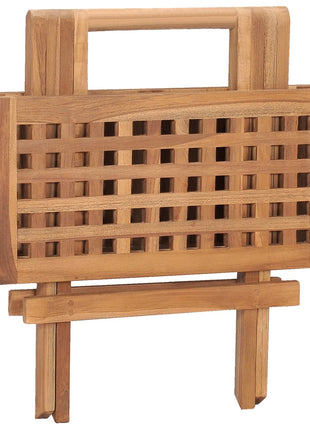 Tuintafel Inklapbaar 50X50X50 Cm Massief Teakhout