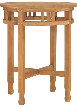 Bistrotafel Inklapbaar Ø60X75,5 Cm Massief Teakhout