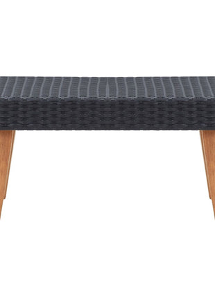 5-Delige Loungeset Met Kussens Poly Rattan