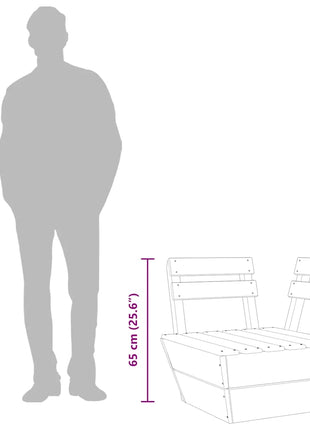 Sectioneel Pallet Geïmpregneerd Vurenhout