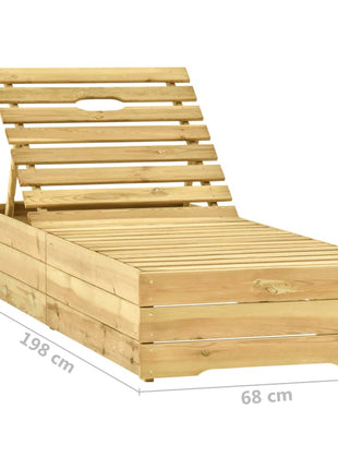 Ligbed Groen Geïmpregneerd Grenenhout