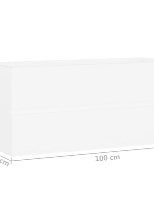Wastafelkast 100X38,5X45 Cm Bewerkt Hout Wit