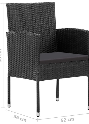 5-Delige Tuinset Poly Rattan