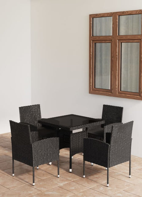 5-Delige Tuinset Poly Rattan