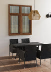 140 cm tafellengte / Zwart
