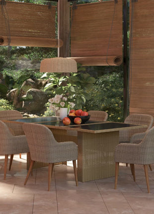 7-Delige Tuinset Poly Rattan
