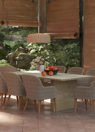 7-Delige Tuinset Poly Rattan