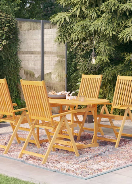 5-Delige Tuinset Massief Teakhout