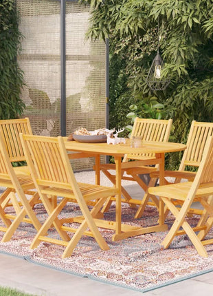 9-Delige Tuinset Massief Teakhout