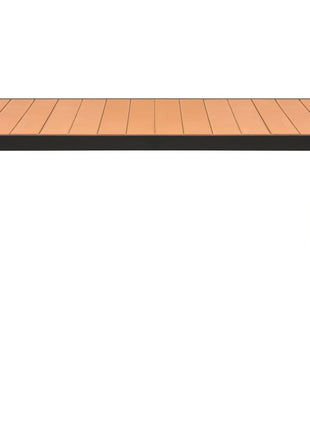 7-Delige Tuinset Zwart En Bruin