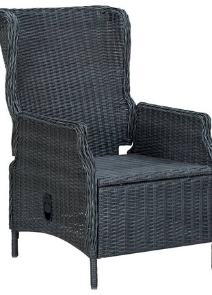9-Delige Tuinset Met Kussens Poly Rattan