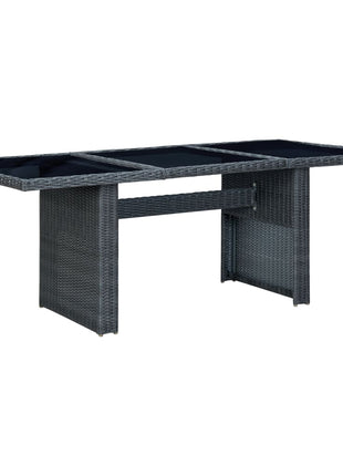 9-Delige Tuinset Met Kussens Poly Rattan