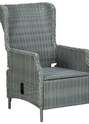9-Delige Tuinset Met Kussens Poly Rattan