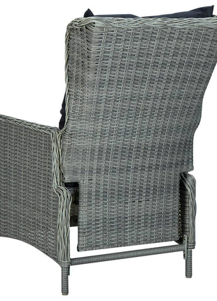 9-Delige Tuinset Met Kussens Poly Rattan