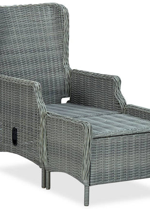 9-Delige Tuinset Met Kussens Poly Rattan