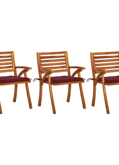 Tuinstoelen Met Kussens Massief Acaciahout