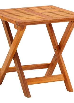 Ligbed Met Tafeltje En Kussen Massief Acaciahout