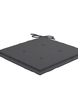 Tuinstoelen Met Kleurige Kussens Massief Teakhout Antraciet