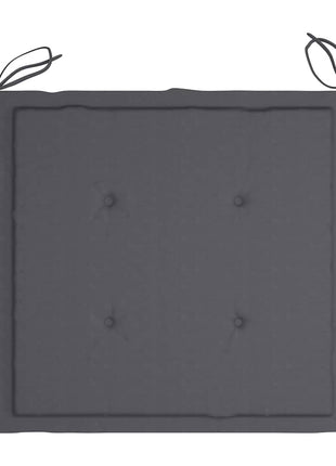 Tuinstoelen Met Kleurige Kussens Massief Teakhout Antraciet