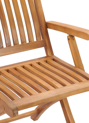 Tuinstoelen Met E Kussens Massief Teakhout Lichtblauw