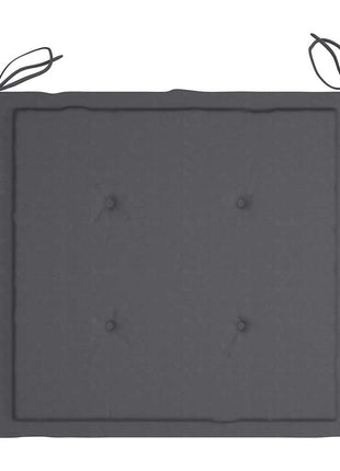 Tuinstoelen Met Kleurige Kussens Massief Teakhout Antraciet