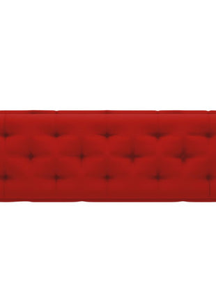 Tuinbank Stapelbaar Met Kussen 159 Cm Massief Teakhout Rood