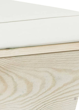 Tuinhoekbank Met Kussens Pallet Geïmpregneerd Vurenhout