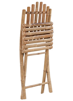 Tuinstoelen Inklapbaar Met Kussens Bamboe Taupe