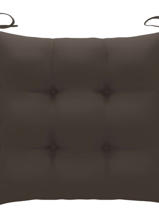 Tuinstoelen Inklapbaar Met Kussens Bamboe Taupe