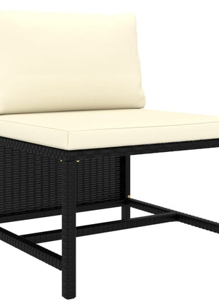7-Delige Loungeset Met Kussens Poly Rattan