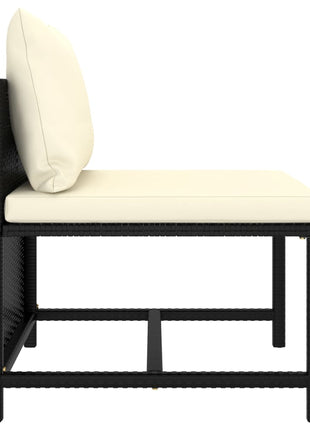 9-Delige Loungeset Met Kussens Poly Rattan