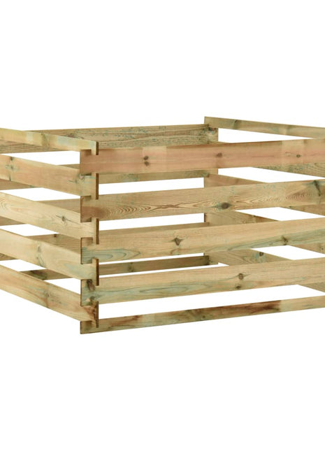 Tuincompostbak Gelat 120X120X70 Cm Geïmpregneerd Grenenhout