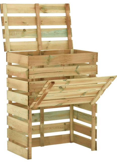 Tuincompostbak Gelat 80X50X100 Cm Geïmpregneerd Grenenhout