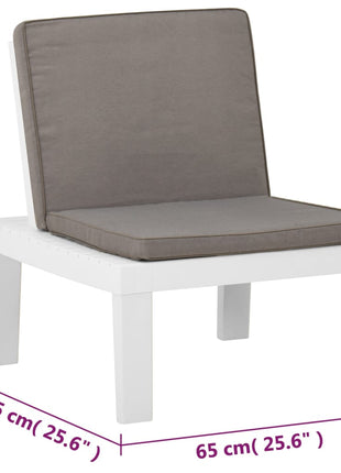 Loungestoelen Met Kussens Kunststof