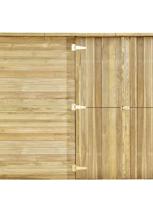 Fietsschuur 232X110X170 Cm Geïmpregneerd Grenenhout