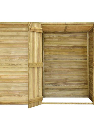 Fietsschuur 232X110X170 Cm Geïmpregneerd Grenenhout