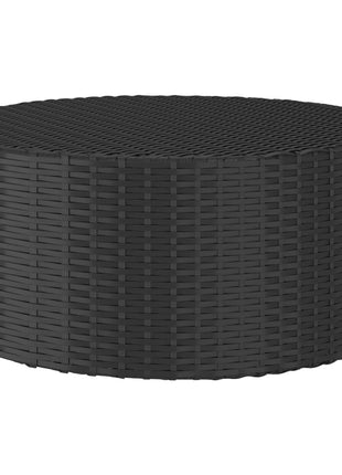 5-Delige Loungeset Met Kussens Poly Rattan