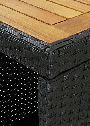 5-Delige Tuinbarset Met Kussens Poly Rattan