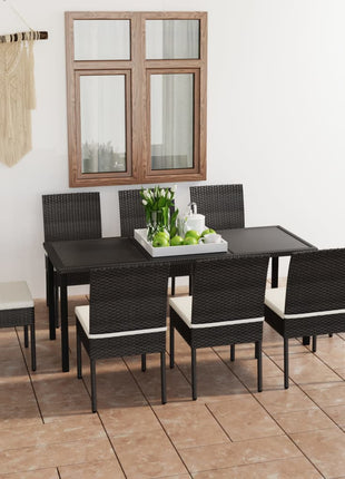 9-Delige Tuinset Poly Rattan