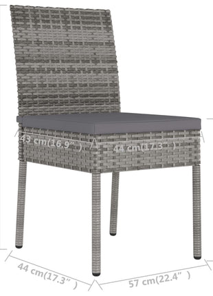 9-Delige Tuinset Poly Rattan