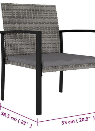 5-Delige Tuinset Poly Rattan