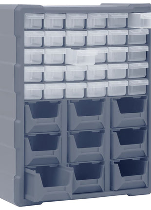 Organiser Met 39 Lades 38X16X47 Cm Grijs