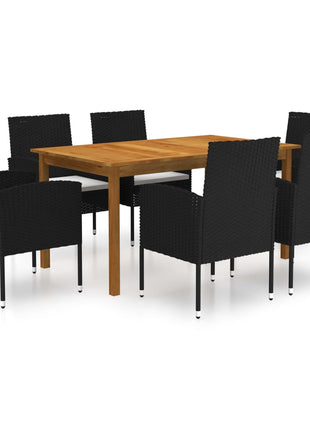 5-Delige Tuinset Zwart