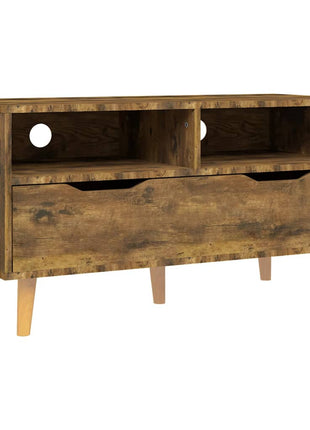 Tv-Meubel 90X40X48,5 Cm Bewerkt Hout Kleurig